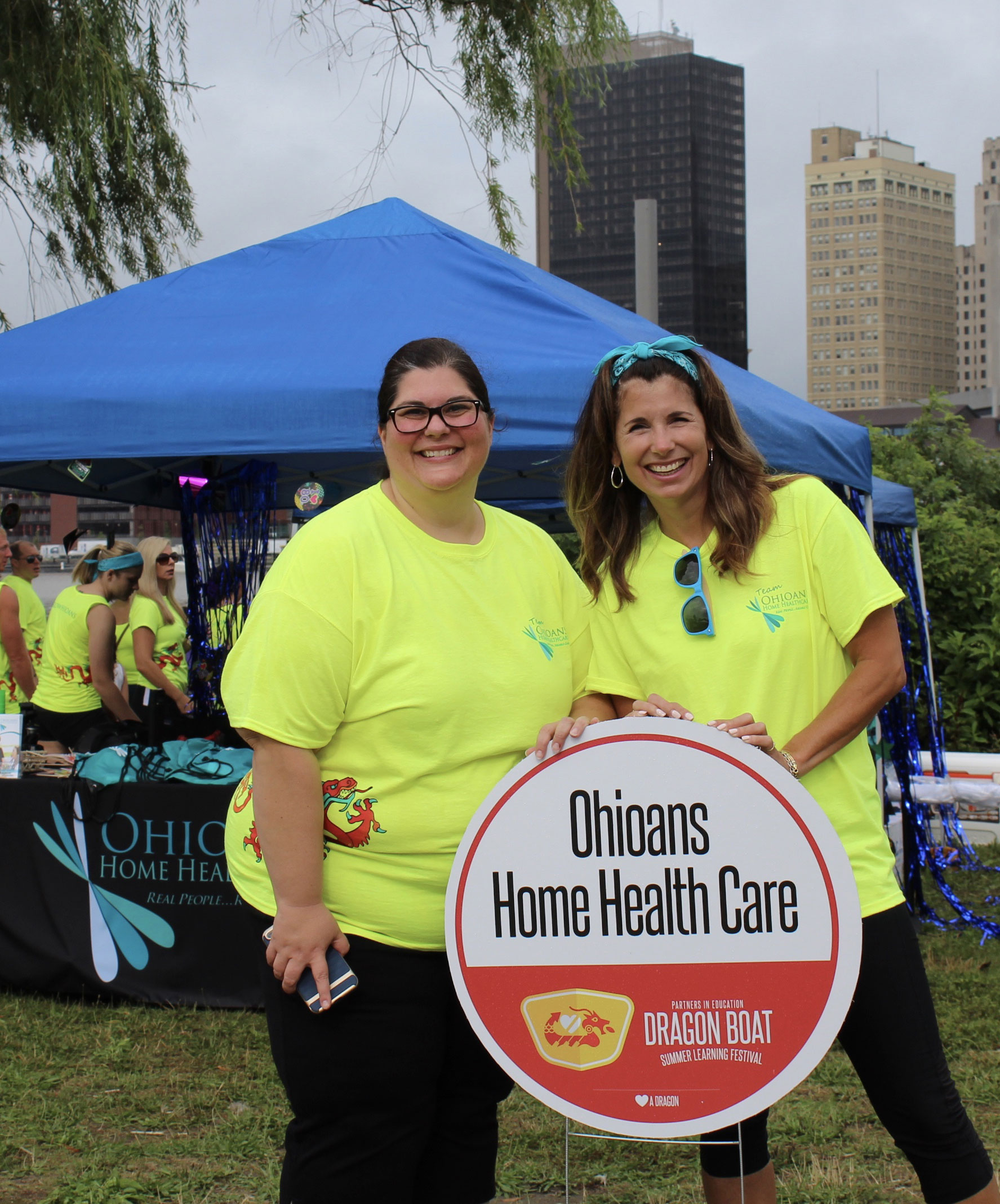 Ohioans Home Healthcare team members helping in the community.