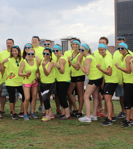 Ohioans team participating in the annual Dragon Boat race.